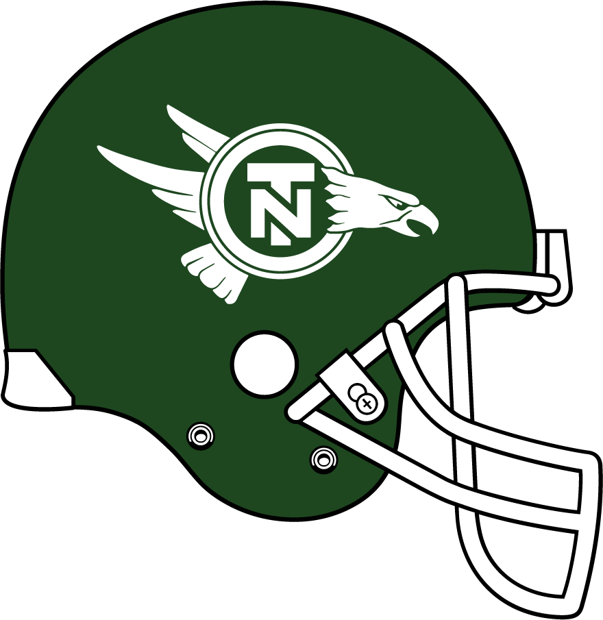 North Texas Mean Green 1992-1993 Helmet iron on transfers for clothing